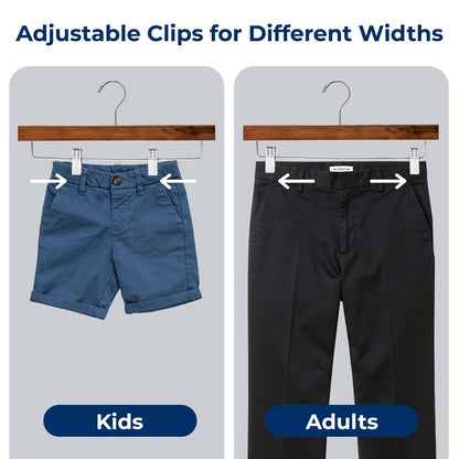 Wooden Pants Hangers - SLWPHBR30