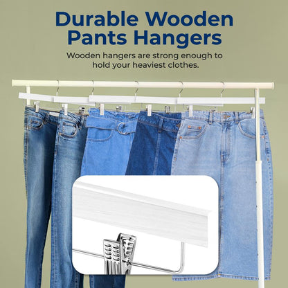 Wooden Pants Hangers - SLWPHWH10