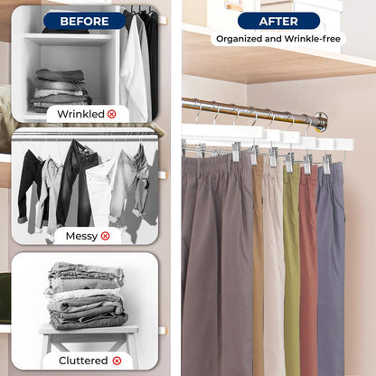 Wooden Pants Hangers - SLWPHWH10