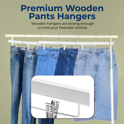 Wooden Pants Hangers - SLWPHWH20