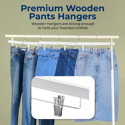 Wooden Pants Hangers - SLWPHWH30