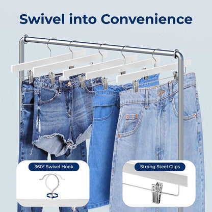 Wooden Pants Hangers - SLWPHWH30