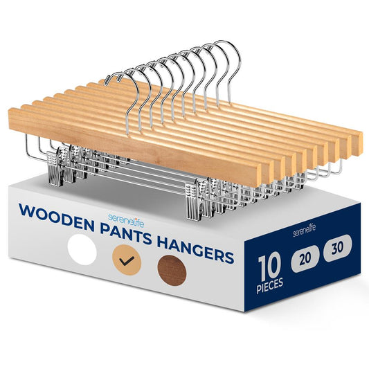 Wooden Pants Hangers - SLWPNW10