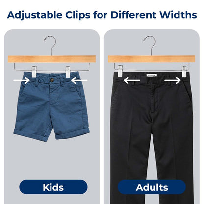 Wooden Pants Hangers - SLWPNW30