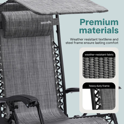 Adjustable Zero Gravity Chair Set - SLZGCVZX45