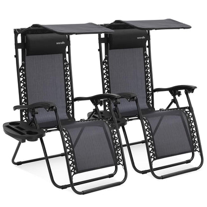 Adjustable Zero Gravity Chair Set - SLZGCVZX49