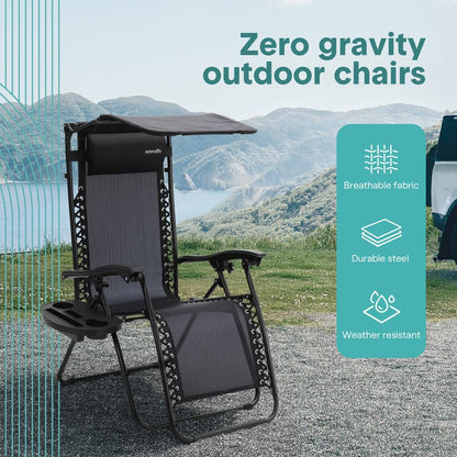 Adjustable Zero Gravity Chair Set - SLZGCVZX49