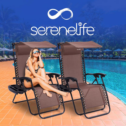 Adjustable Zero Gravity Chair Set - SLZGCVZX86