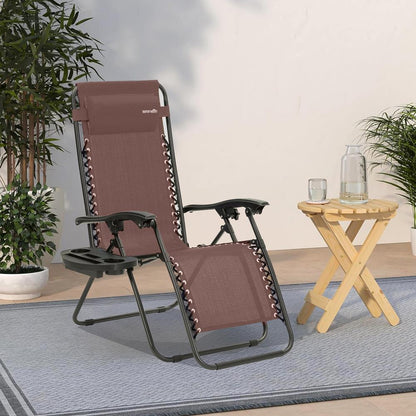 Adjustable Zero Gravity Chair Set - SLZGHBRW22.5