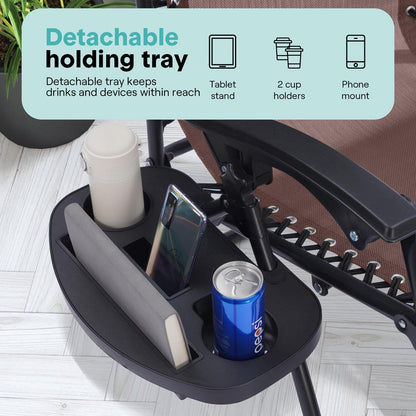 Adjustable Zero Gravity Chair Set - SLZGHBRW22